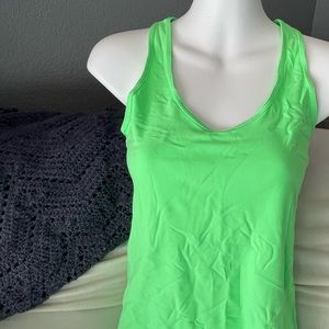 Lululemon cool Racerback tank bright green